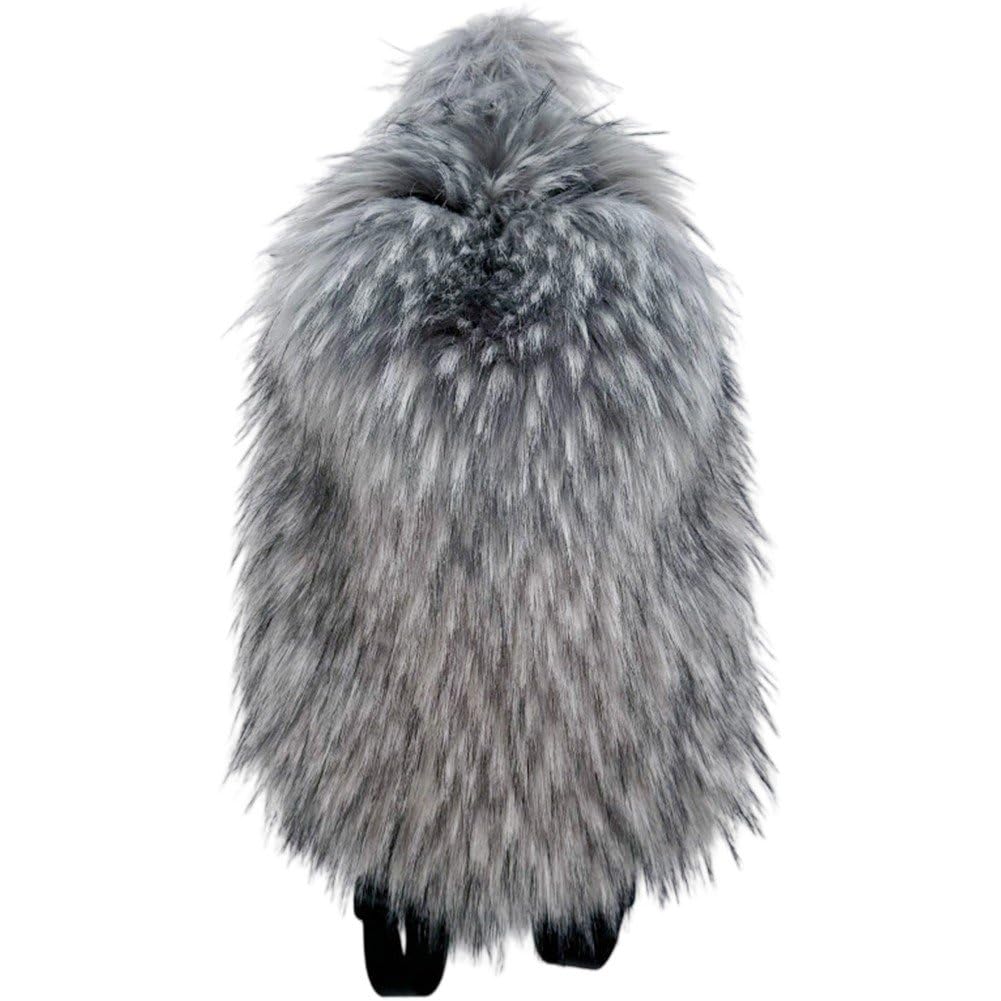 Sac à dos en fausse fourrure pour femme et petit sac à bandoulière en peluche noir