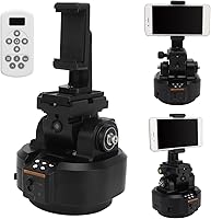 Vista 5 de Cabezal de trípode, cámara panorámica de 360° con tornillo de 1/4 pulgadas, orificio de tornillo de 1/4 pulgadas, para teléfonos móviles, micro