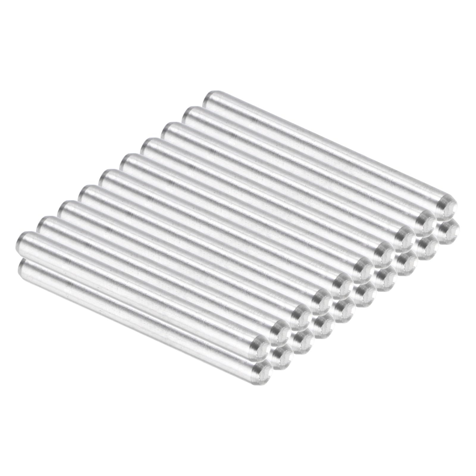 PATIKIL 100pcs Dowel Pins M1.5 x 16mm Stainless Steel Round Chamfered Head Shelf Support Peg Pin Rod for Support Shelves Furniture Device