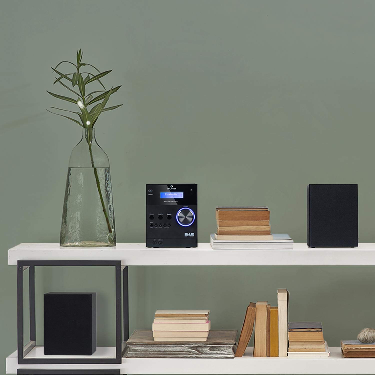 Micro Impianto Stereo AUNA Stockton - Con DAB+, FM, Bluetooth, CD E USB - Compatto E Potente