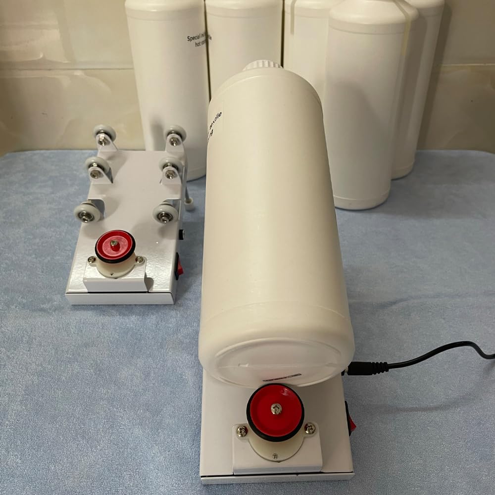 Elektrischer Farbschüttler für 1-L-Flasche, inkl. 500-ml-Kleinflasche, zylindrische Tinte