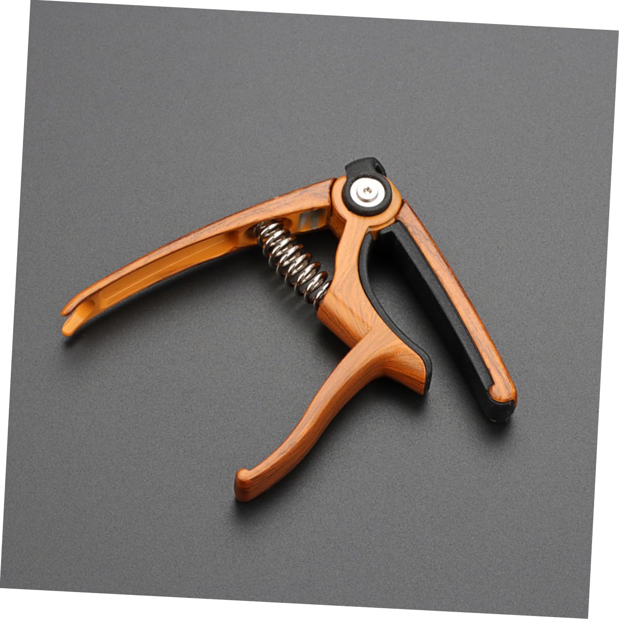 Yardwe 2 Piezas Cejilla De Guitarra Llave Guitarra Acustica Capo Accesorios Cejilla De Acordes Cejilla Para Guitarra Acustica Guitarra Cejilla Aleación De Zinc Marrón Claro