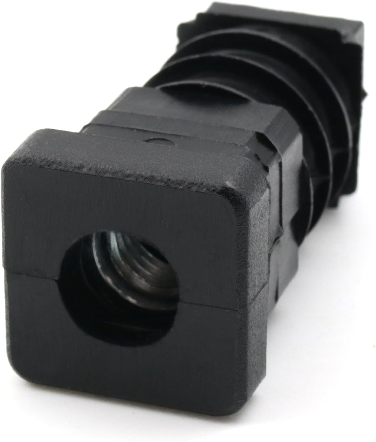 Design61 4 tappi filettati per tubi quadrati, 20 x 20 mm, 1,5-2 mm, con filettatura interna M10