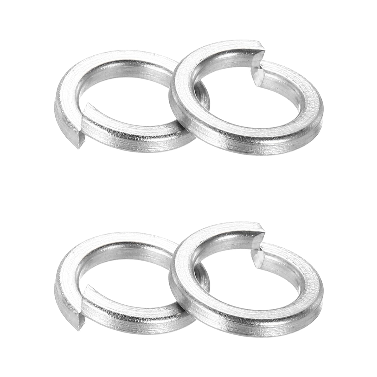 PATIKIL 50 Pcs Split Lock Washer, M5 Spring Lock Washer 304 Stainless Steel Lock Washers Assortment Kit for Screws Bolts, Silver