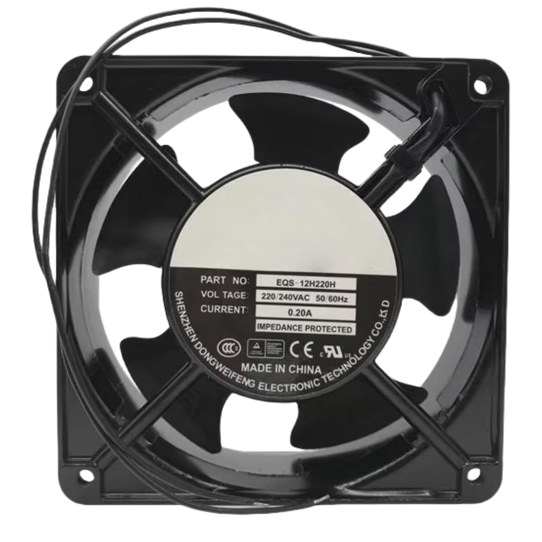CZVJUKBYP EQS-12H220H AC220-240V 0.20A 12038 Cooling Fan 120x120x38MM