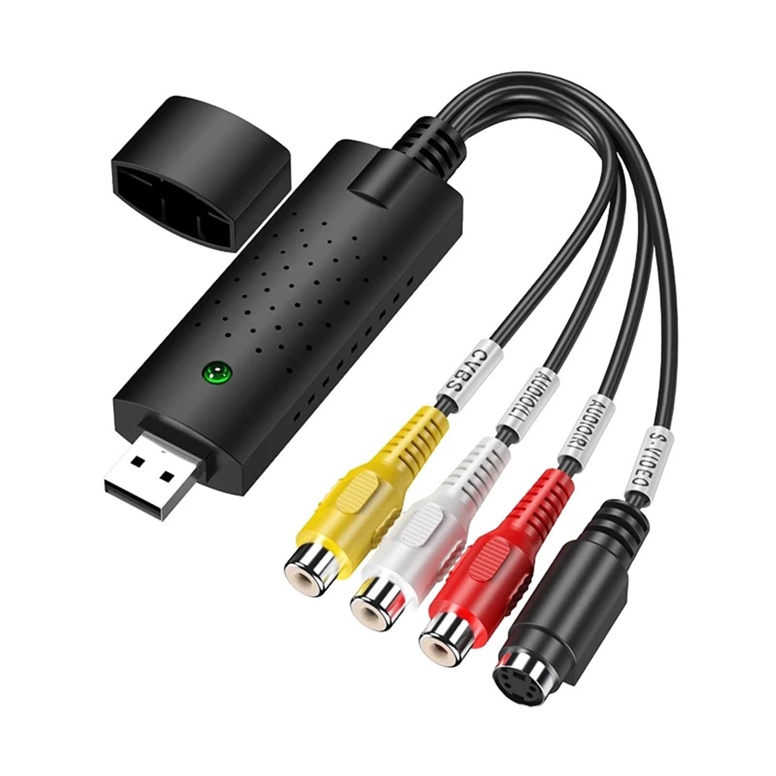 Adaptateur carte capture USB 2.0 pour revoir vos video de famille VHS sur PC