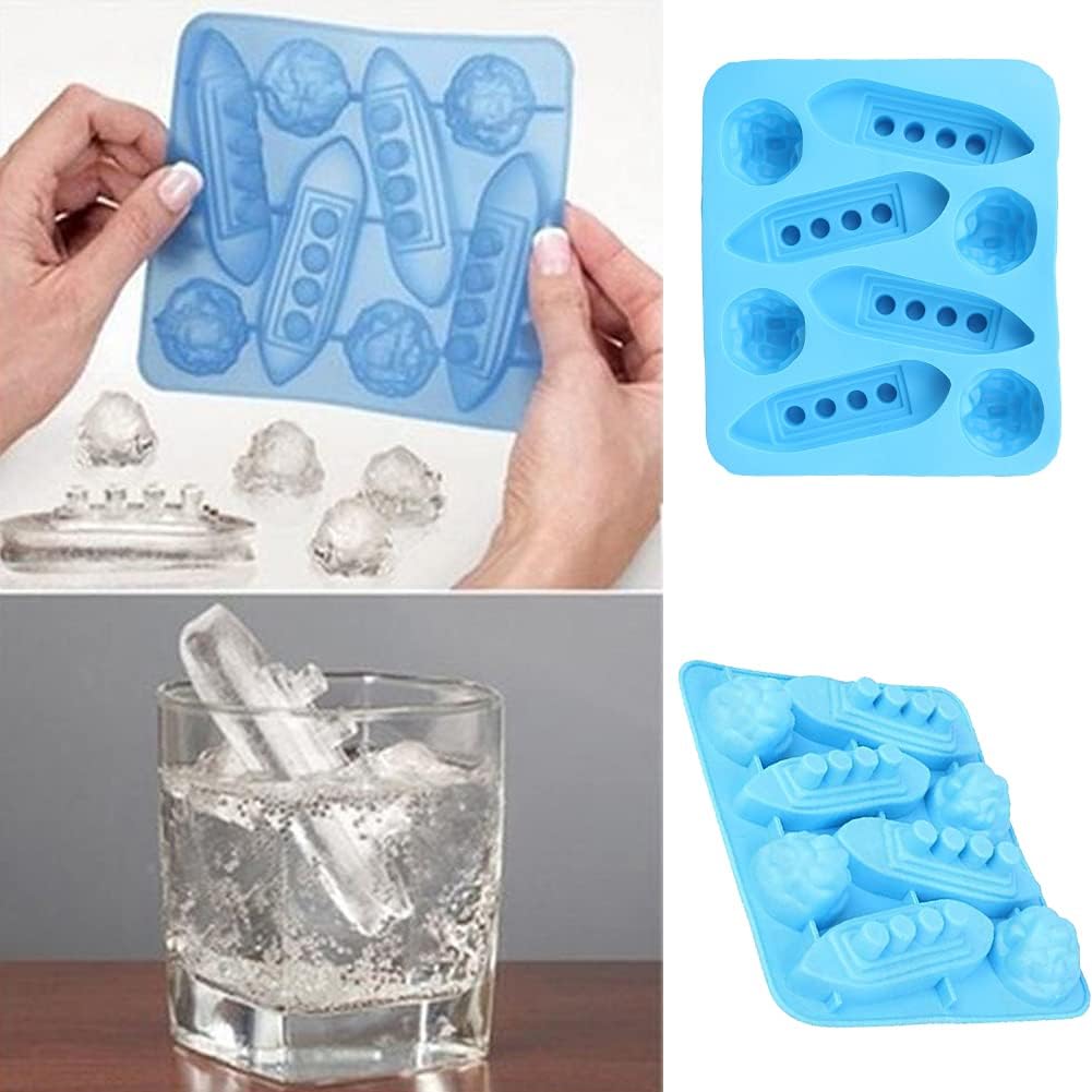 Bac à glaçons Titanic & Icebergs - Vue 2