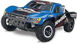 Traxxas Nitro Slash: Powered 2WD Short Course Racing Truck with TQ 2.4 GHz Radio & TSM (1/10 Scale), Blue