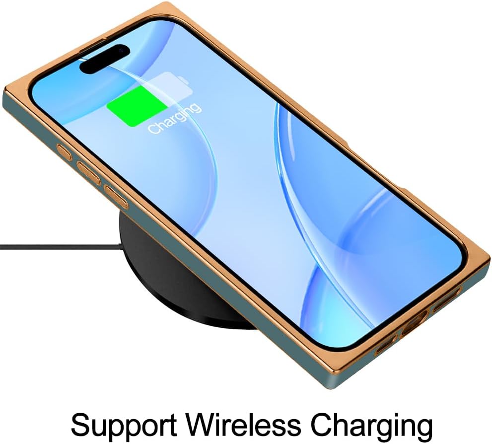 KANGHAR Case Compatible with iPhone 17 Pro Luxury Cute Plating Design Case Full-Body Anti-Scratch Shockproof Bumper Protective Cover Designed for iPhone 17 Pro 6.3 Inch - Image 5