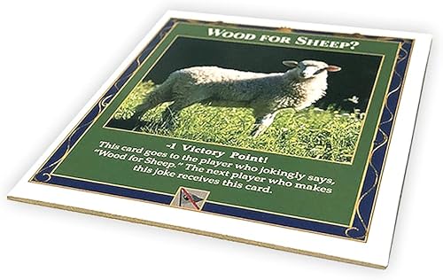 Miniatura 6 de Tarjetas de giro y madera más largas para ovejas compatibles con las expansiones de Catan, Seafarers, Cities and Knights y Catan