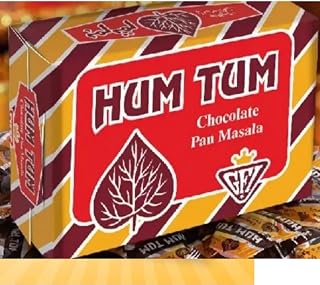 Hum Tum Chocolate Pan Masala,1 Box - 48 Pouches Each Box, Mouth Freshener