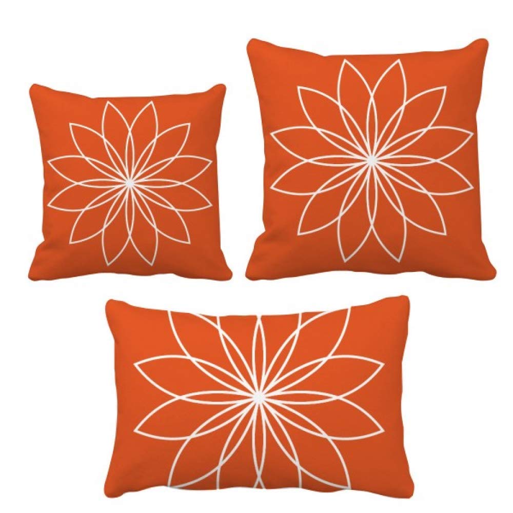 Coussin fleurs complet avec insert pour soulager le dos et décorer le canapé