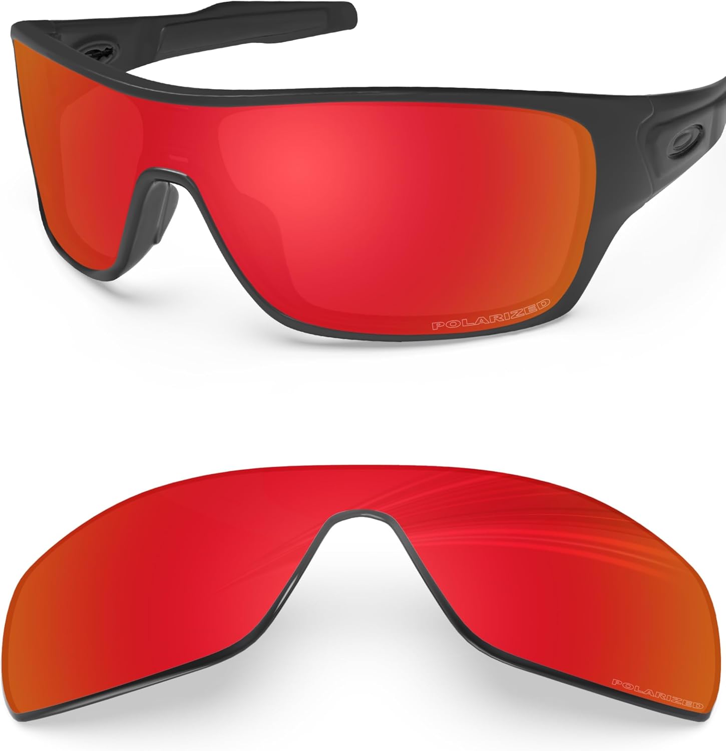 BLAZERBUCK Polarized Replacement Lenses for Oakley Turbine Rotor OO9307 Sunglass