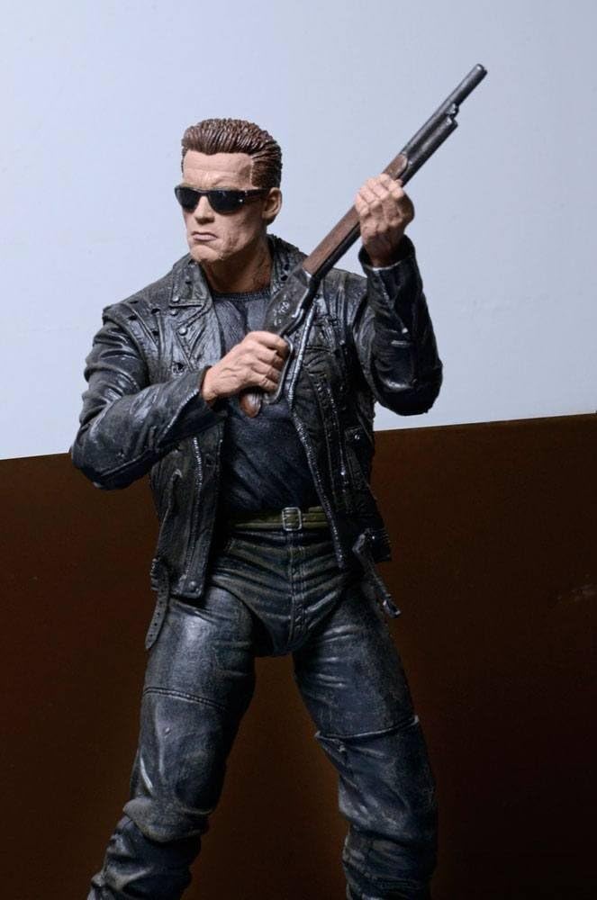NECA Terminator 2 (3D Release) 7" Scale Galleria T-800 Action Figure
