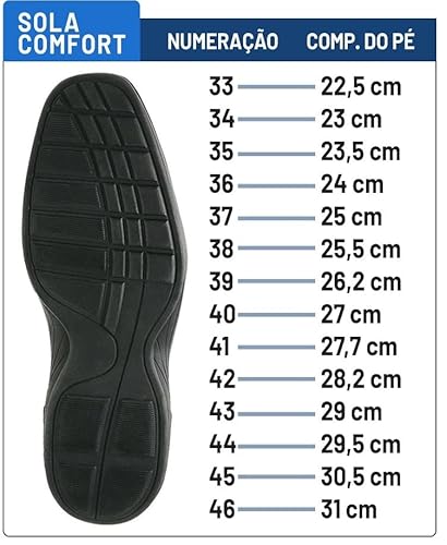 Sapato Social Couro Legítimo Anti Stress Conforto Ortopédico 5040 (37)