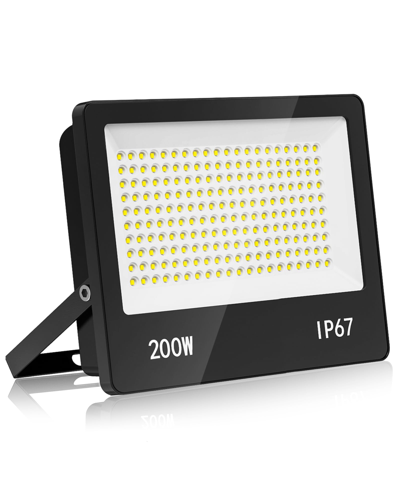 HAPYLUMI LED Strahler Außen 200W 20000LM Scheinwerfer 6500K Kaltweiß | Superhell Außenstrahler Kaltweiß, LED Fluter IP67 Wasserdicht, Flutlicht Mit Treiber für Garten Hölf Garage Sportplätze