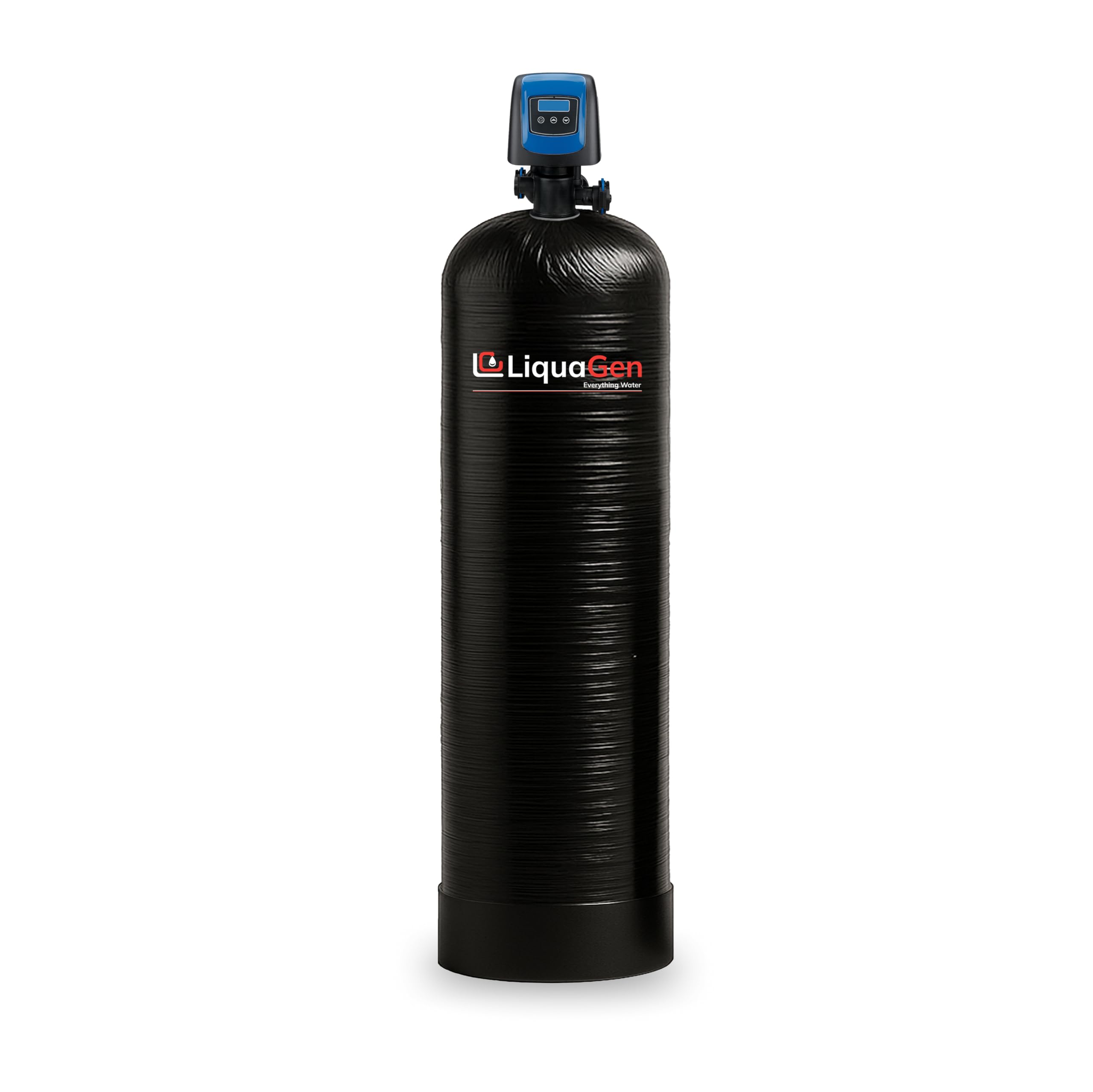 LiquaGen HydroMag Salt-Free Water Conditioner Whole House Filter System with Catalytic Carbon Multi-Media Filtration for Scale Sediment Chlorine