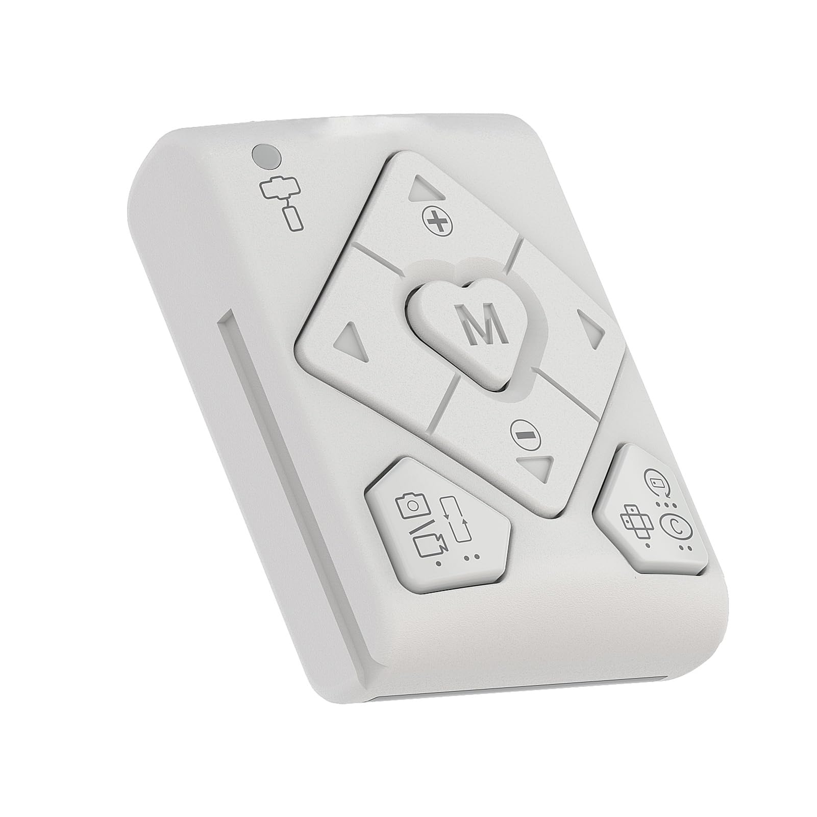 Stabilizzatore Cardanico per Smartphone Wireless, Telecomando Leggero per Hohem ISteady XE/X2/V2/V2s/M5/M6/MT2/Q/Pro 4/Mobile+ 10M - /Bianco un Facile Utilizzo in Movimento (#1)