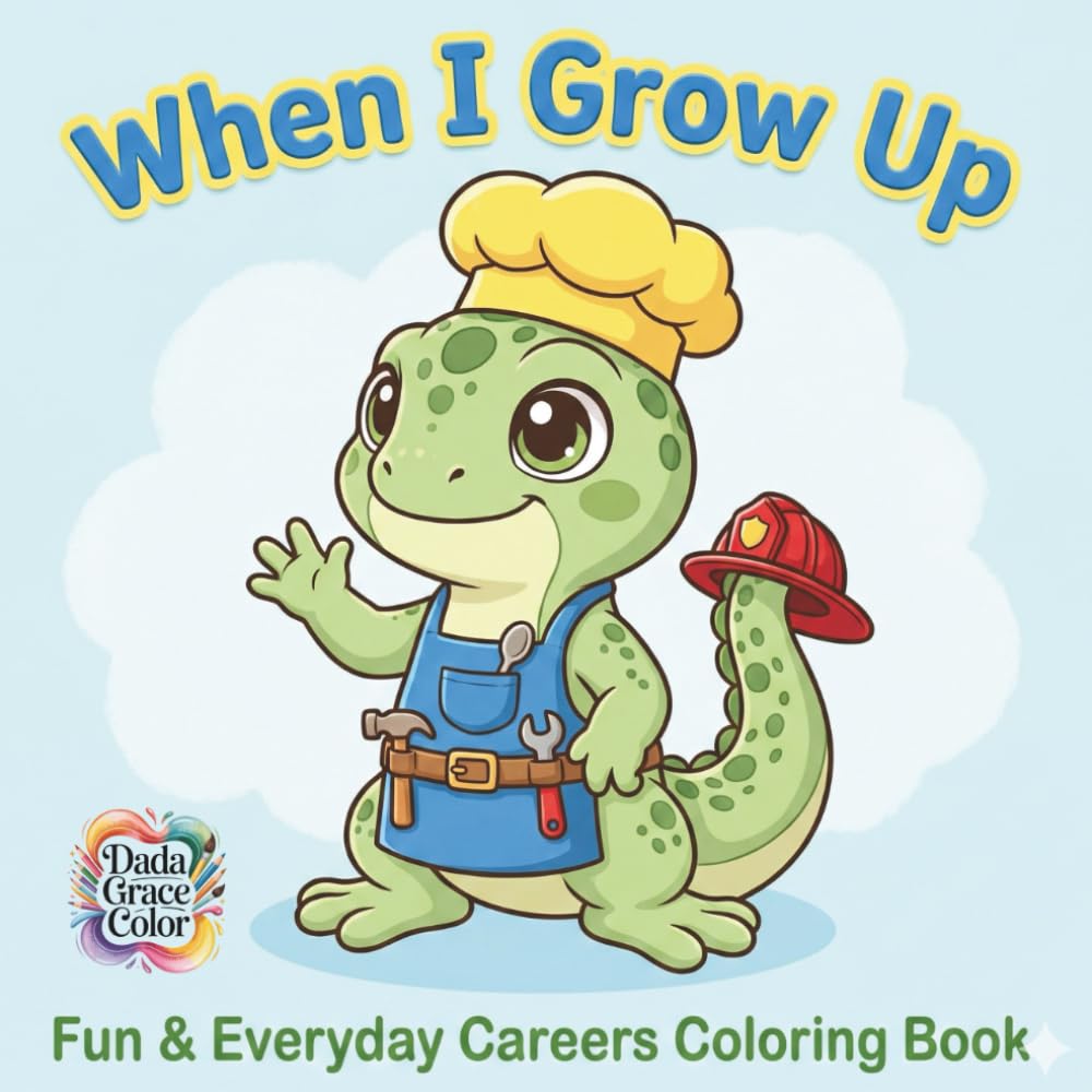 When I Grow Up: Fun & Everyday Careers Coloring Book