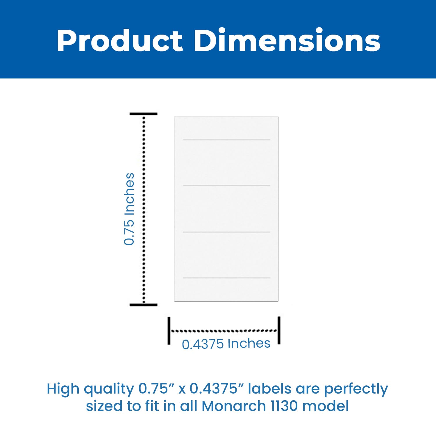 Pricing Gun Labels For Monarch 1130 Plain Color Labels - Freedom