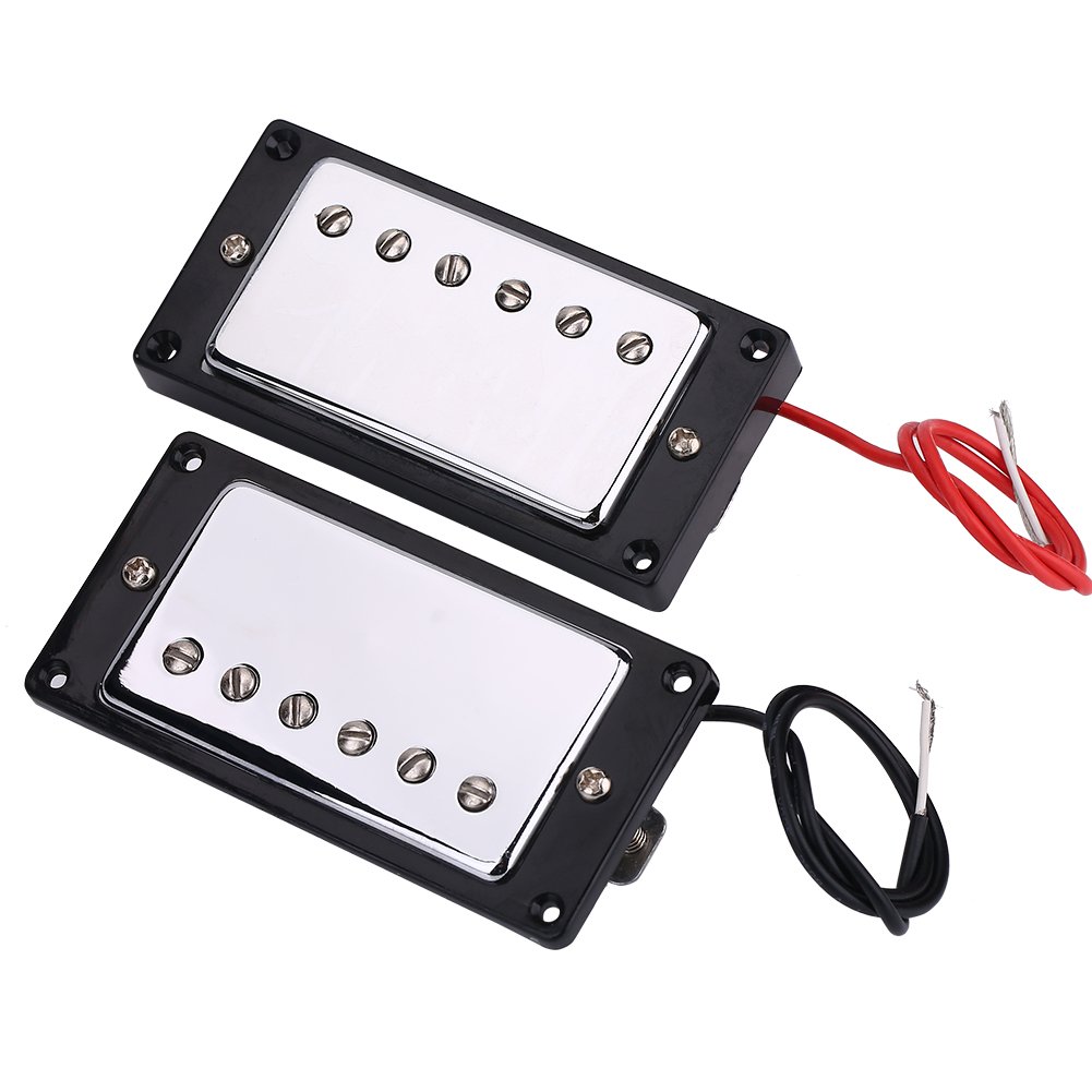 Micros de guitare en métal chromé avec manche et chevalet pour guitares électriques LP