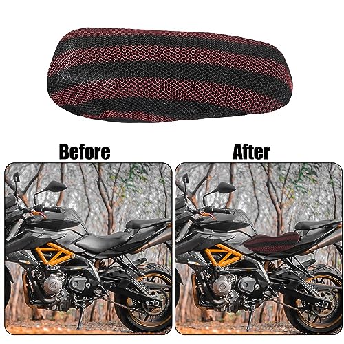 Fundas de asiento de moto transpirable para evitar el calor en rutas urbanas 6