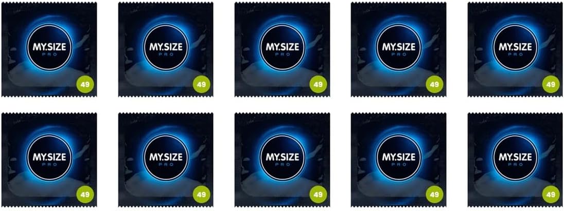 My Size Wide Condoms 49mm (Pack of 10)-Vegan, Pro 49