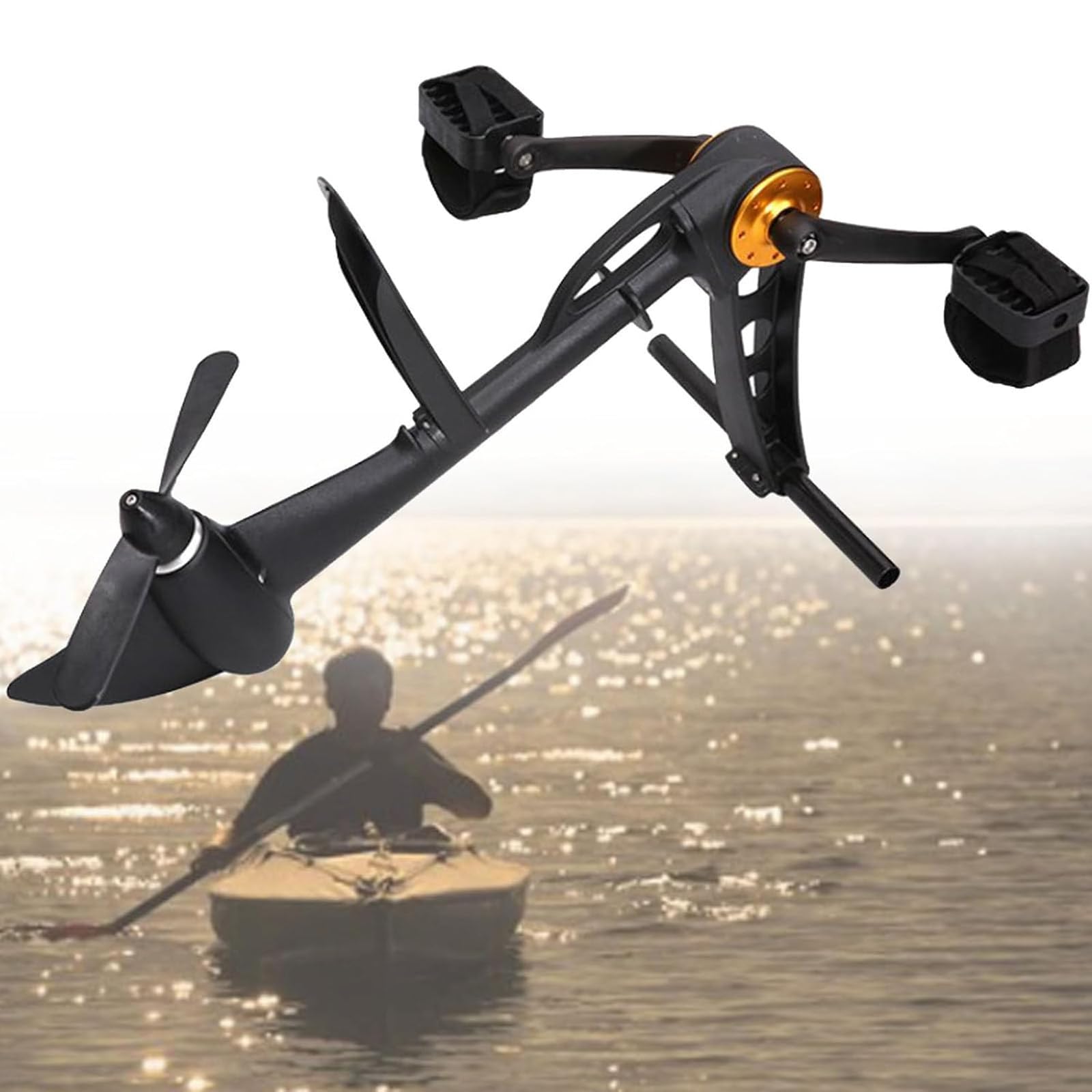 Pédalier de Kayak à Hélice, Aluminium Moulé, 7 kg