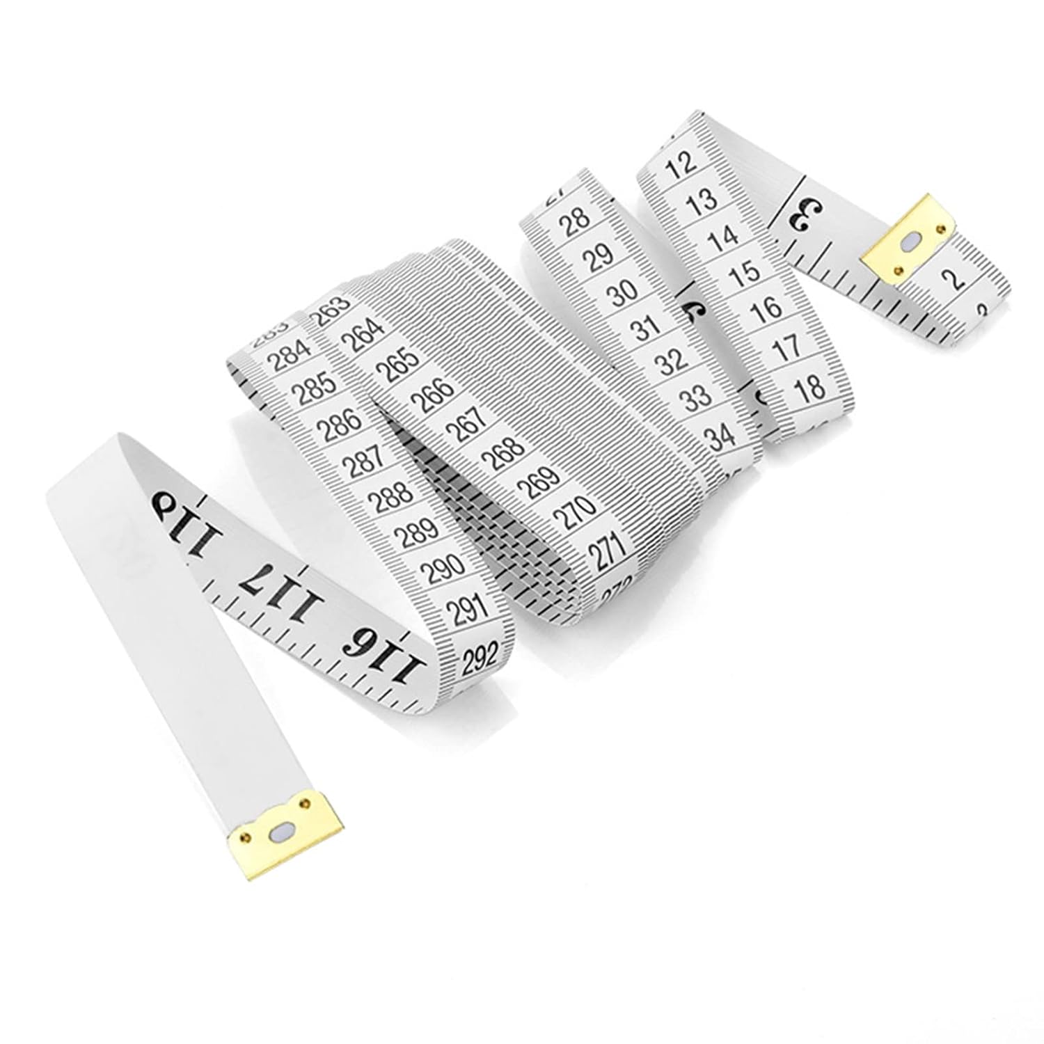 3 Pack Soft Tape Measure Body Measuring Tape for Body Sewing Tailor Cloth Home Craft Measurements 60 Inch / 1.5M, 79 Inch / 2M, 118 Inch / 3M Soft Measuring Tape Retractable Double Scales