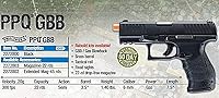 Vista 5 de Elite Force Umarex Walther PPQ GBB Blowback 6mm BB Pistol Airsoft Gun