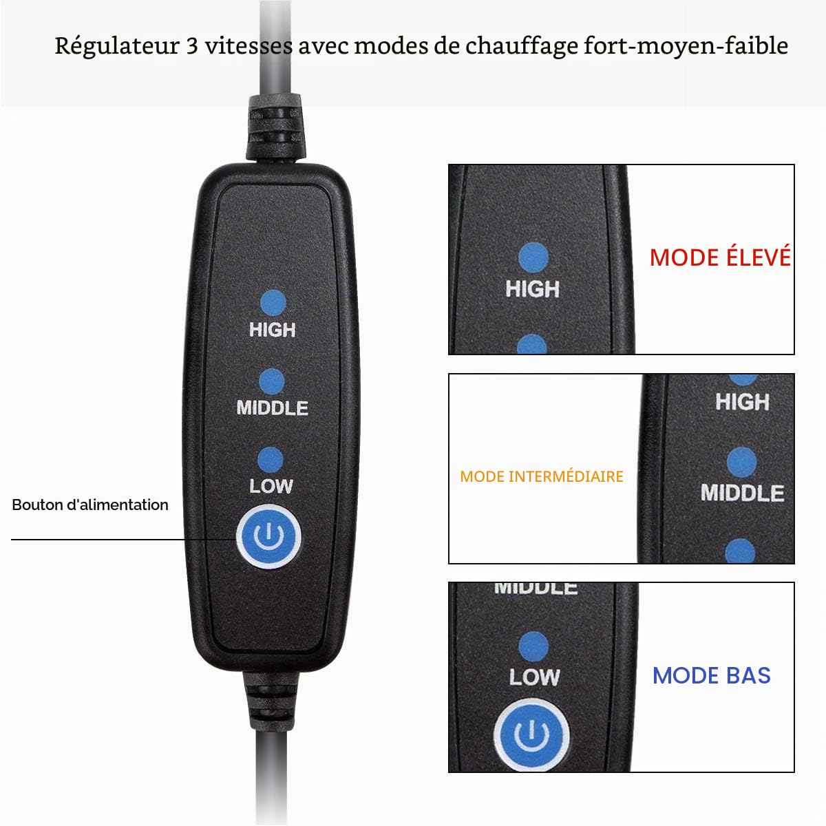 Svbony SV172 Bande Chauffante Anti-Bué, Chauffe Objectif Bande, 240mm Régulateur de Température Anti Gel et Buée pour Appareil Photo Télescopique