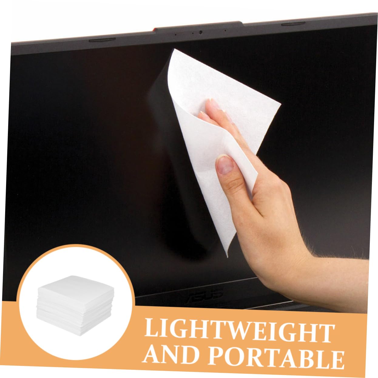 3600pezzi Salviette Lint Confezione Per Schermi Telefono e Tablet Utilizzo Facile e Su Superficie Assicurano e Portatile