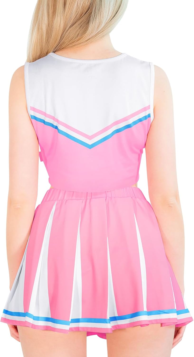 Littleforbig Unisex Sleeveless Loungewear Babydoll Cheer Sissy Croptop Bralette Set - Image 3