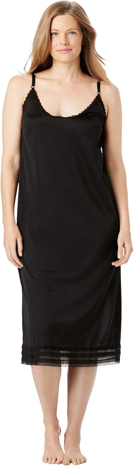 Comfort Choice Plus Size Full Slip Snip-To-Fit