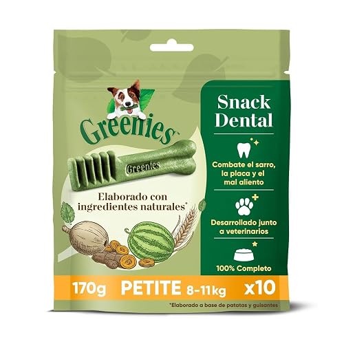 Greenies Snack Dental 100% Natural para Perros Pequeños 6x170g