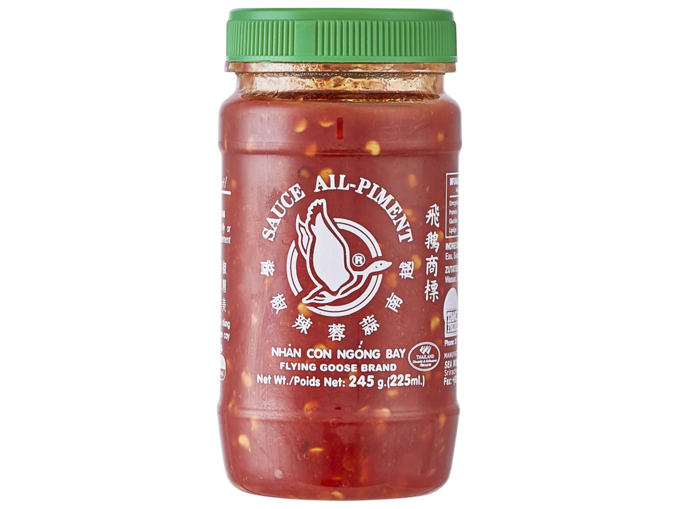 Flying Goose Sambal Oelek Extra Garlic 245g