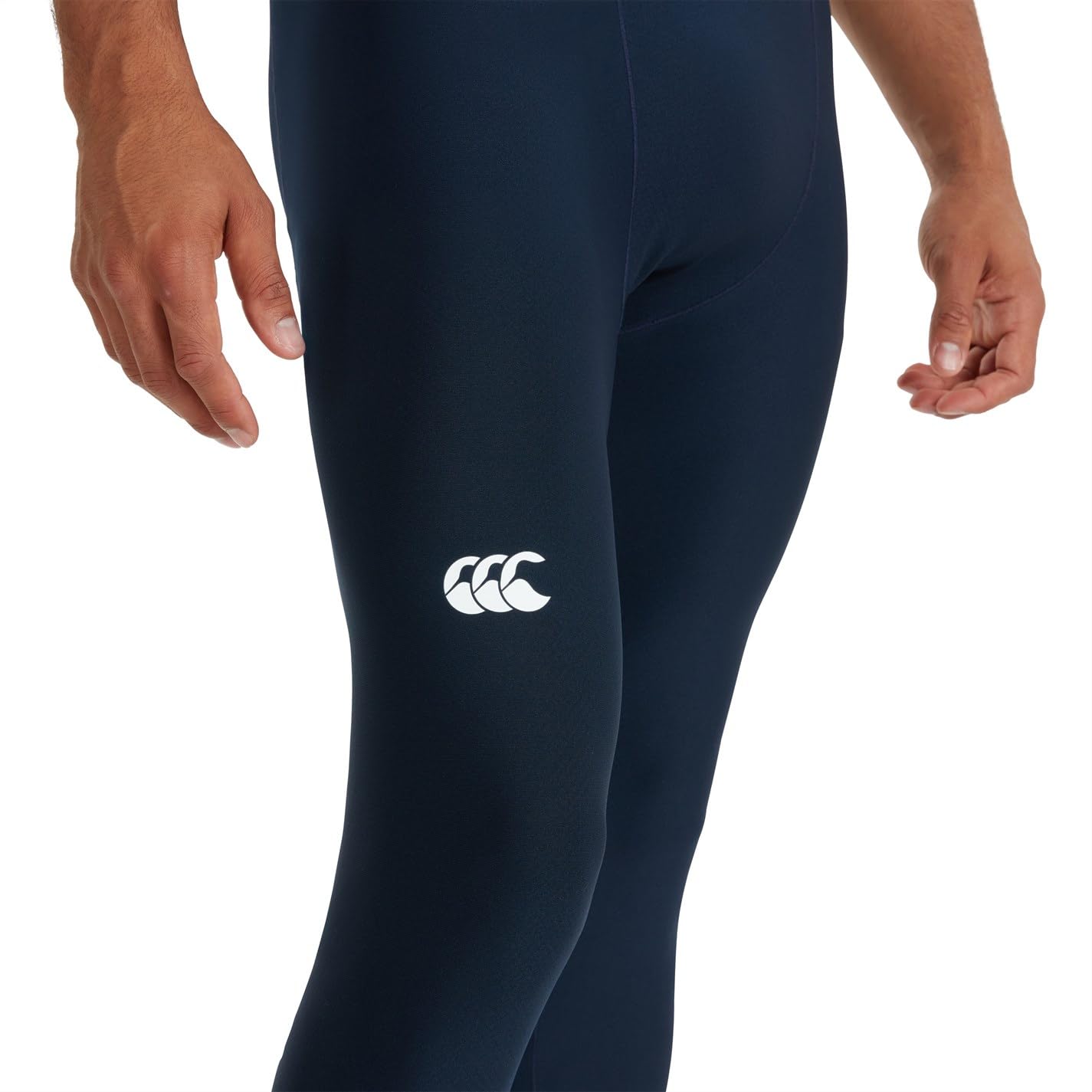 Canterbury Męskie legginsy kompresyjne Thermoreg, Termiczna warstwa bazowa, szybkoschnące legginsy