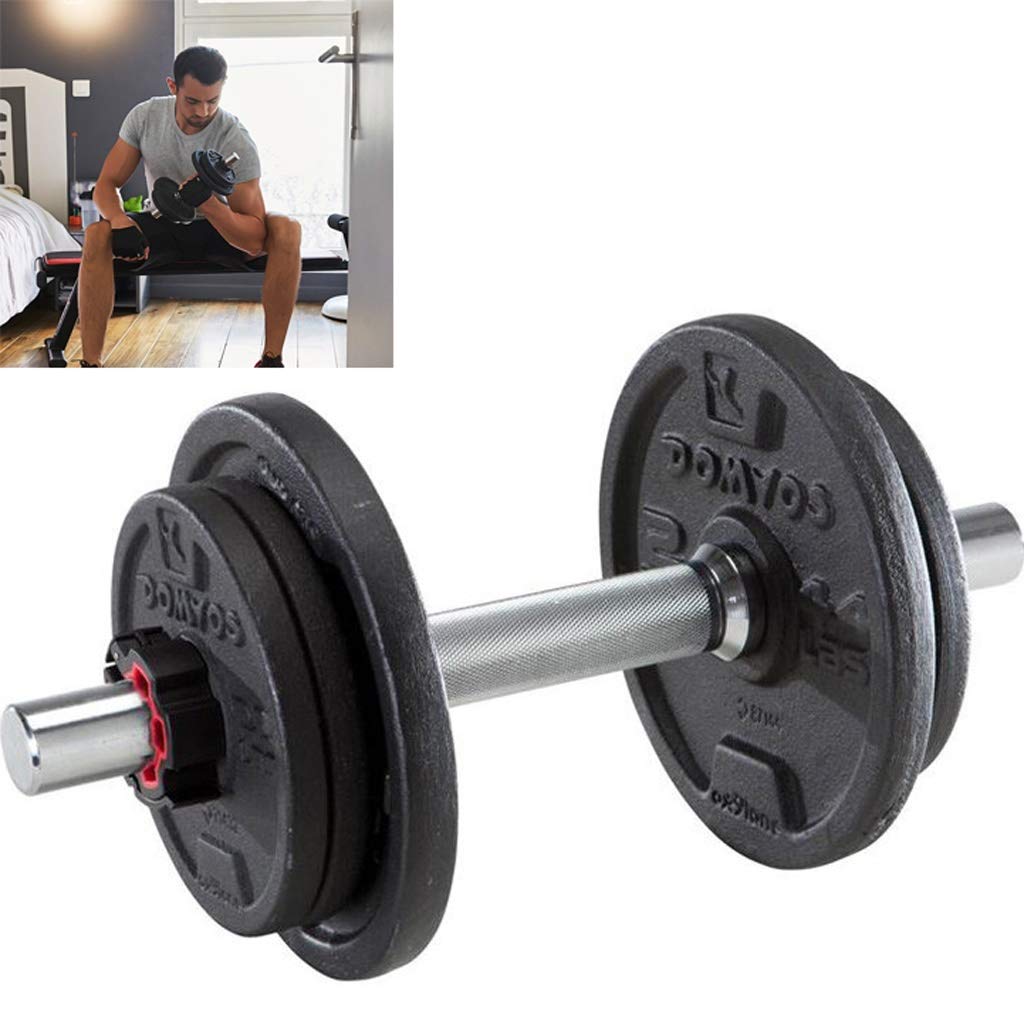 WEIE Dumbbells Dumbbells 10kg, Assembling Dumbbell Weights Set, Barbell Weights, Fitness Arm Muscle 