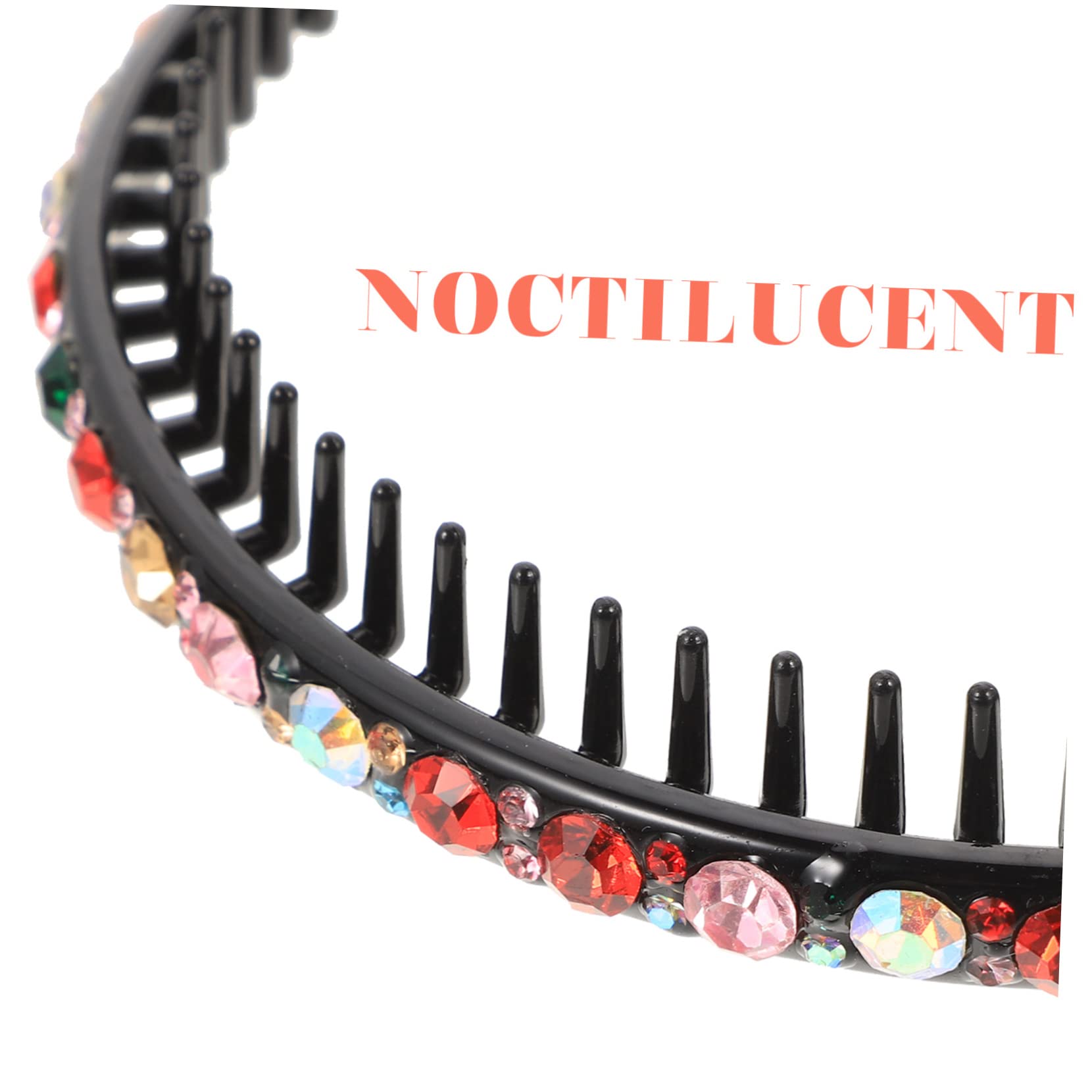 POPETPOP Conveniente 16 Piezas diadema con de pedrería tapa de repuesto superior de perfume diademas cintas pelo tiara diadema banda para el cabello delicada portátil