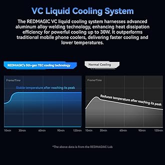 Nubia RedMagic 5 Magnetic Cell Phone Cooler for Gaming, 30W Game Cooler Radiator Fan with Clip, Semiconductor Heatsink Cooling Mobile Phone Cooling Fan for Tablet, iPad, Mobile Gaming, Live Streaming