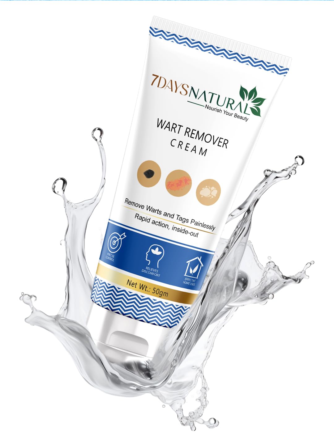 7DAYSNATURAL Wart Remover Cream - 50g | Painless Rapid Action | Massa Remover Ointment For Skin | Skin Tag Remover Cream (B0DGTKKP9C) Amazon Price History, Amazon Price Tracker