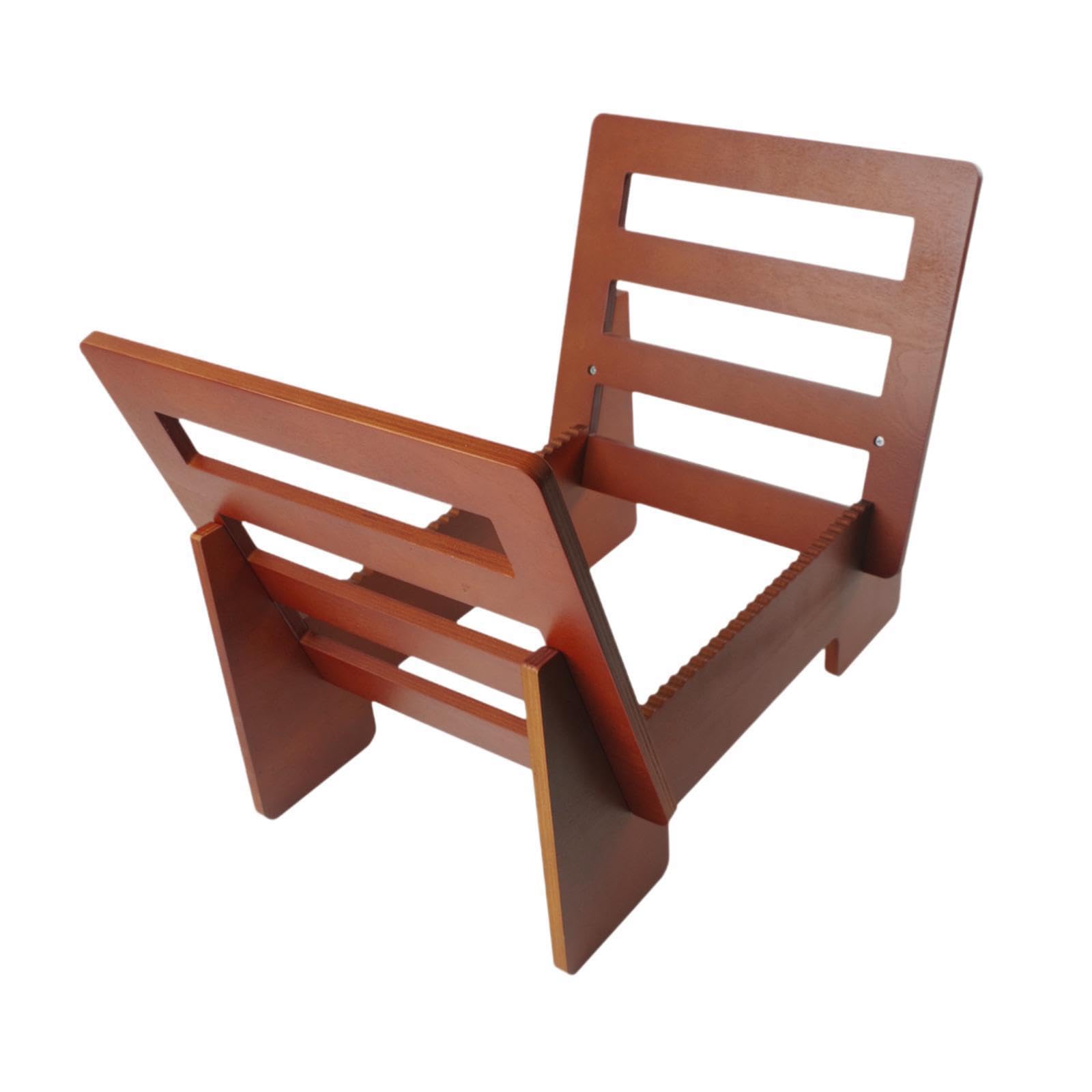 Supporto per dischi in vinile in legno, accessorio che mantiene gli album organizzati un elegante espositore rustico, garantendone la durevolezza a, Stile A