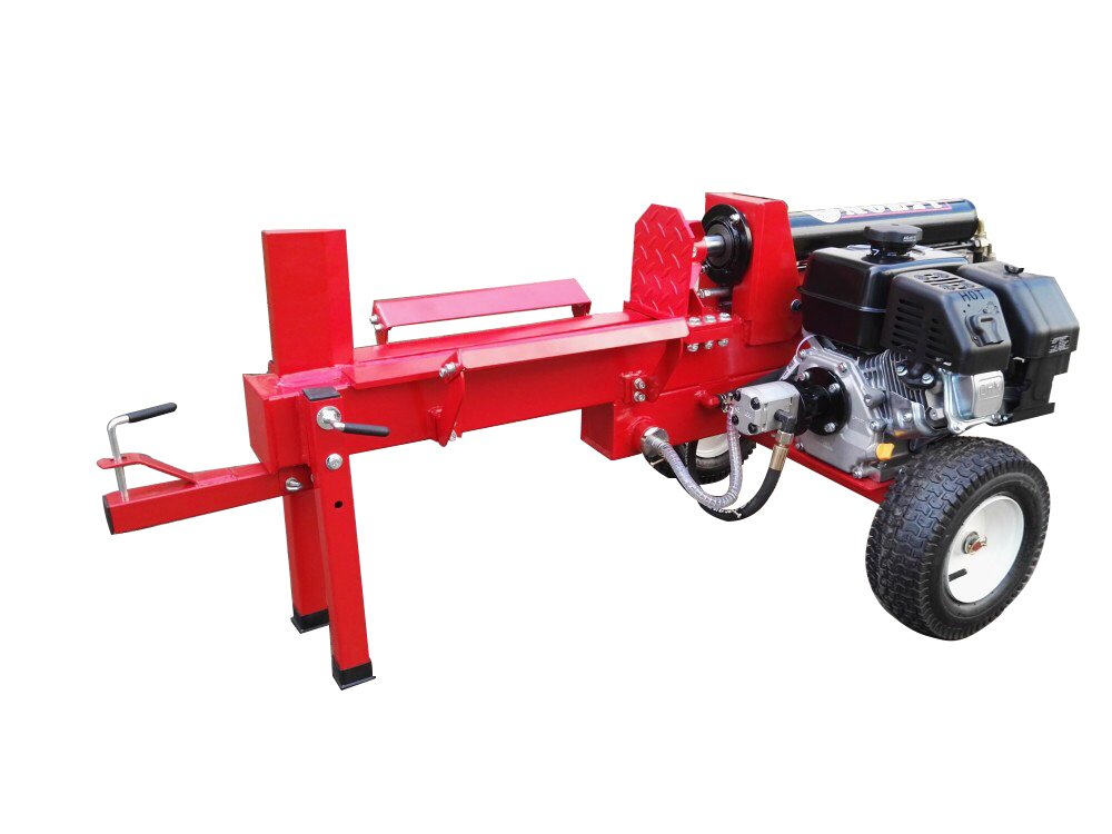 Varan Motors LS12T Vertikaler Holzspalter mit 6,5 PS, 12 Tonnen, bis zu 35 cm Durchmesser, fahrbar