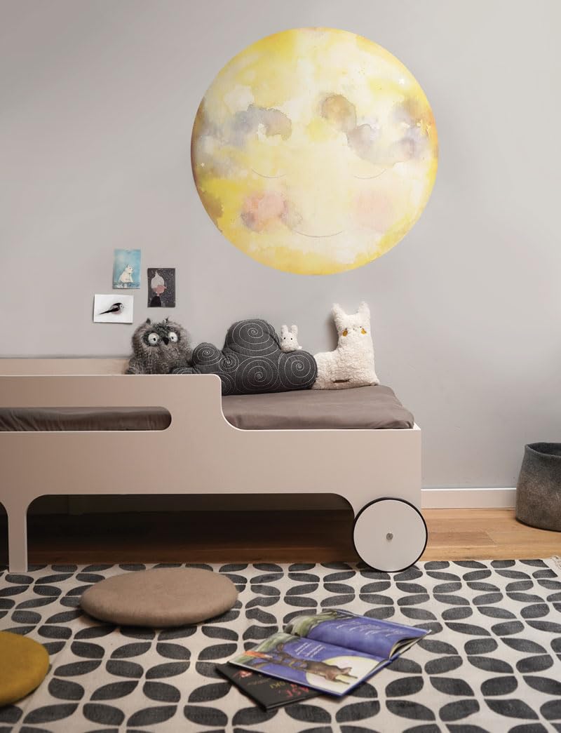 Moonkiss mini koło tapet | do pokoju dziecięcego i dziecięcego | projekt pokoju dziecięcego | ręcznie malowany i trwały – szybkie zawieszenie