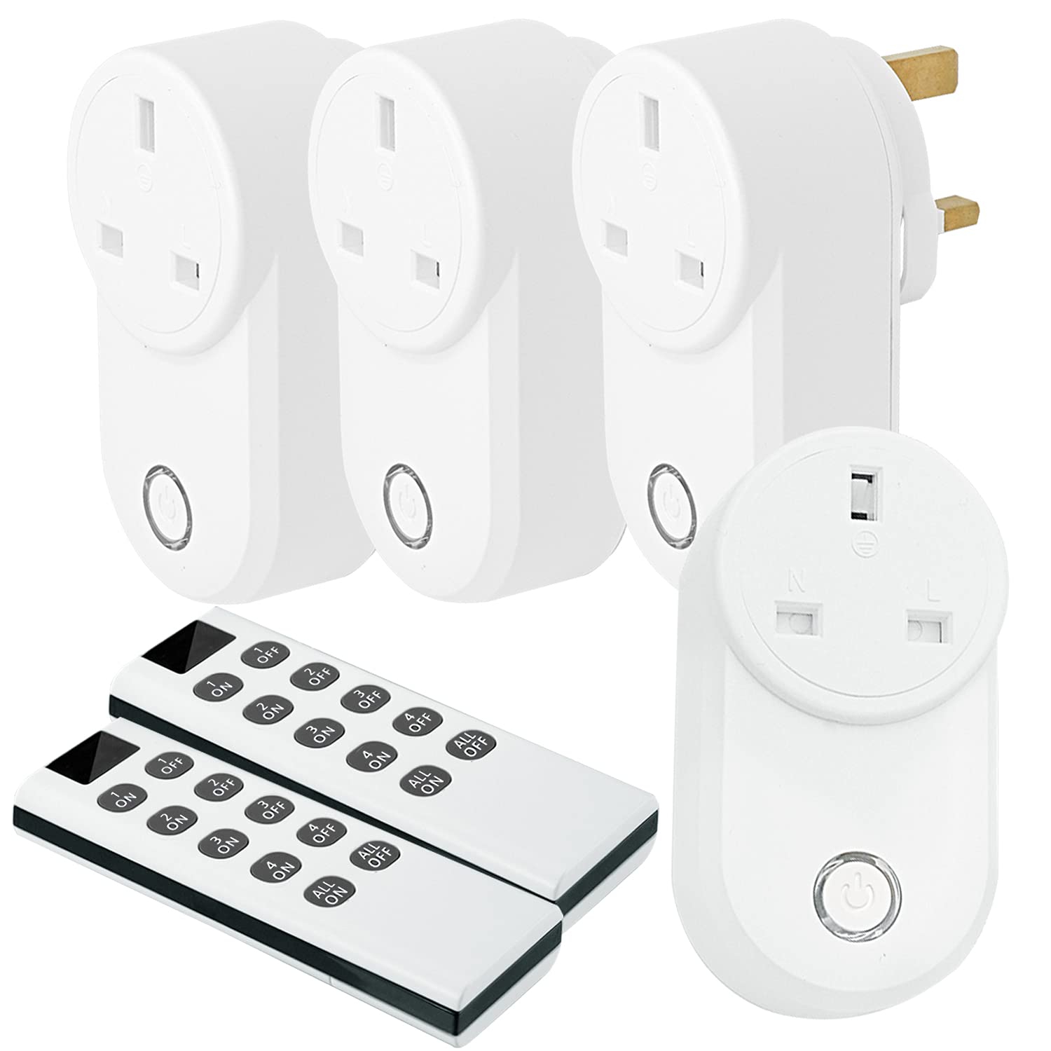 Buy DieseRC Wireless Remote Control Sockets，Programmable Electrical