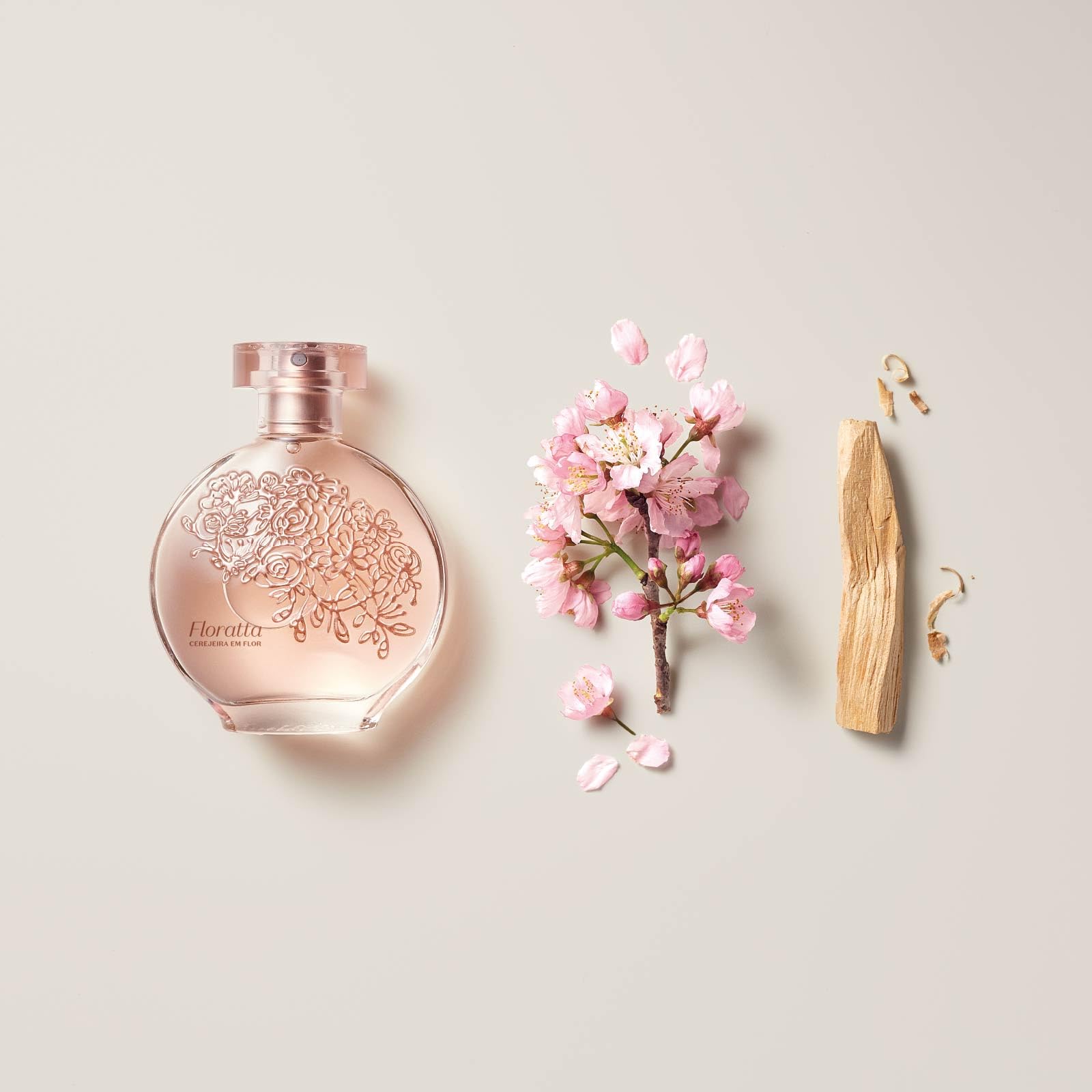 O Boticário Floratta Kirschblüte Eau de Toilette EDT Eau de Toilette für Damen, blumiger Duft, fruchtig, 75 ml, Maiglöckchen