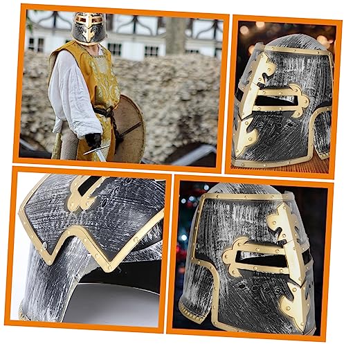 COHEALI Capacete Retrô 2 Unidades De Pirata Adulto Traje Roma Capacete Medieval Capacete Para Adulto
