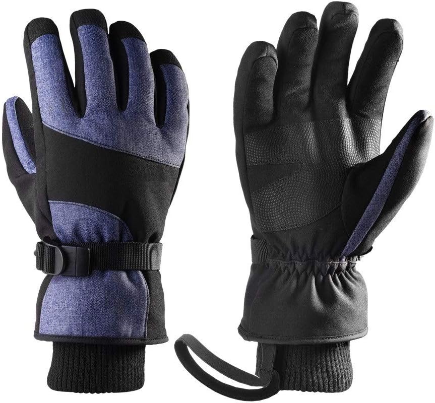 Snowboarding Gloves Ski Gloves for Men Womens Touchscreen Cold Weather Gloves for Hiking Outdoor