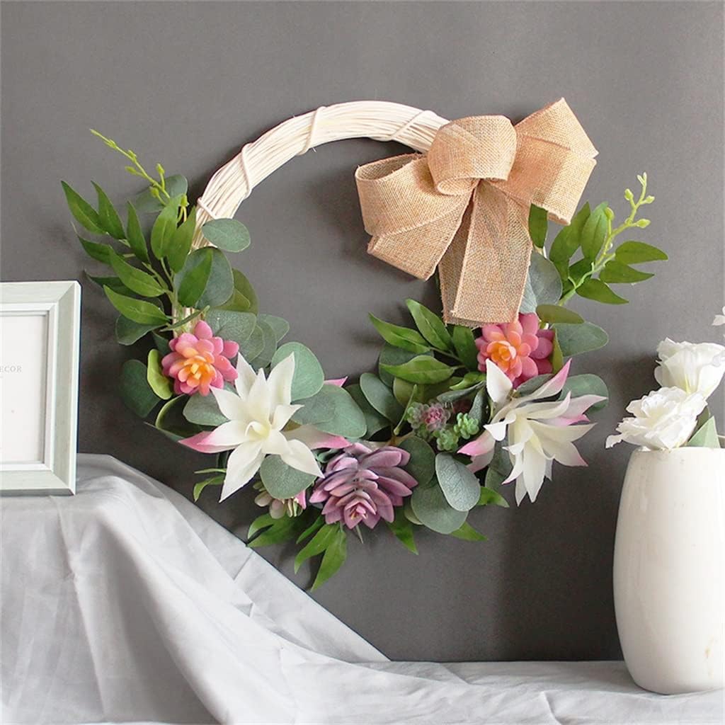 Garland Plant Vine Circle Dead Branches Holiday Door Hanging Home Wall Decoration