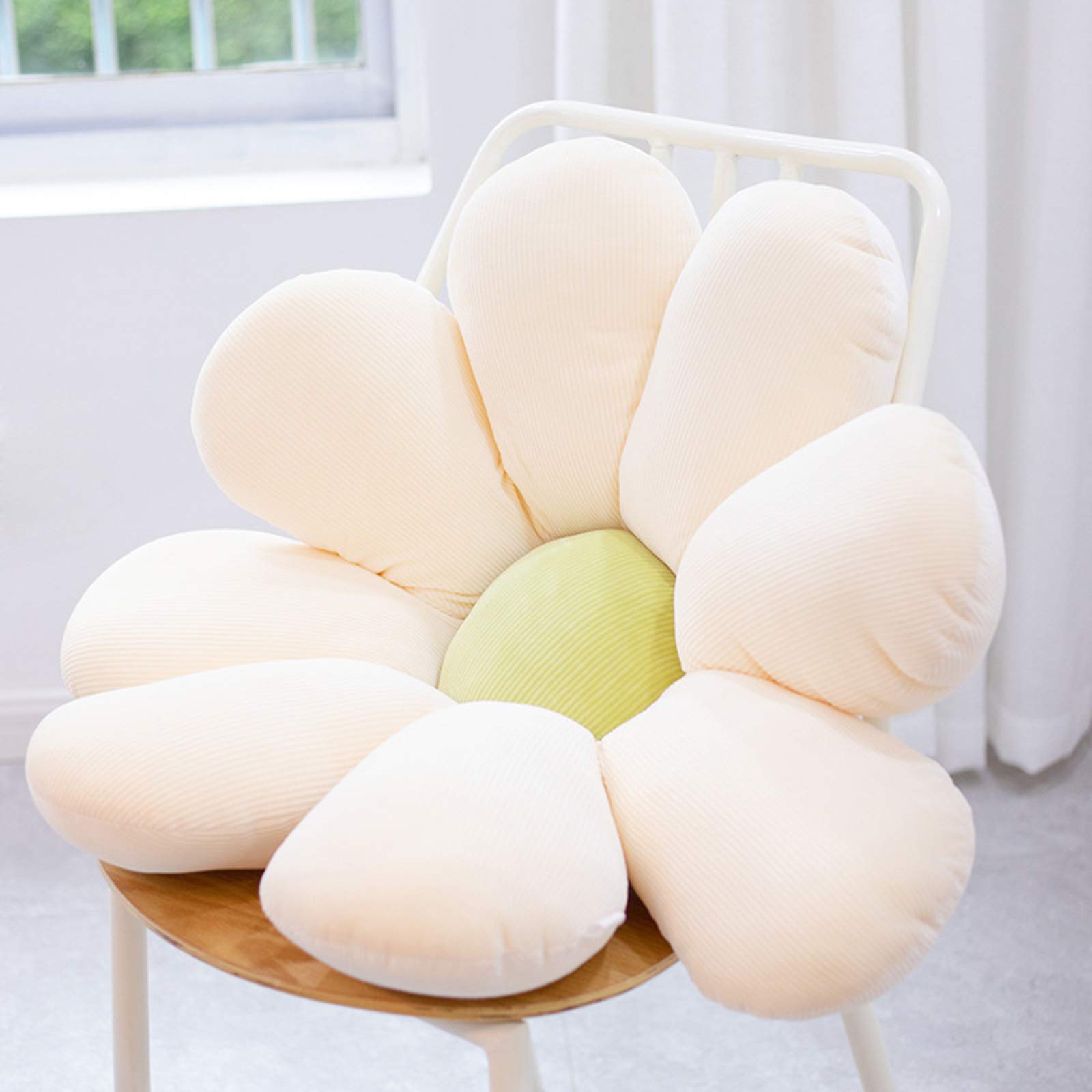 Coussin de chaise en coton fleur 60cm pour sol et deco
